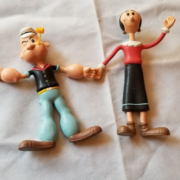 Popeye the Sailor Man & Olive Oil action figures - Picture 7 of 8